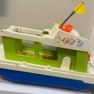 1972 Vintage Fisher- Price Tug Boat